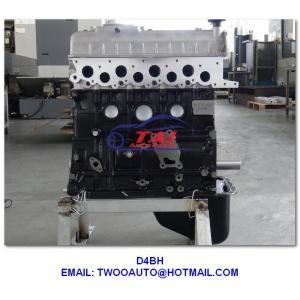 Long Block Isuzu Engine Spare Parts 4D56T D4BH D4BB D4BA D4BF For Hyundai D4bh
