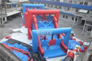 China Giant 5k Run Crash Course Inflatable Obstacle Course / Challenge Race / Fun Run Game For Adults on sale