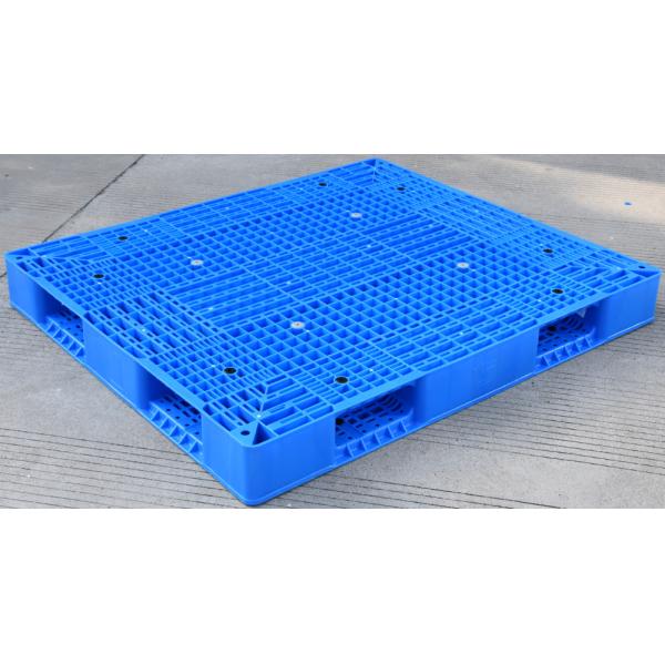 Quality Eco Friendly HDPE Plastic Pallets / Stackable Plastic Pallets With Reinforced Rims wholesale