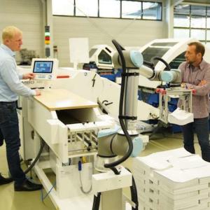 Palletizing Robot With Robot Arm 6 Axis Of UR10e Payload 10kg Reach 1300mm For