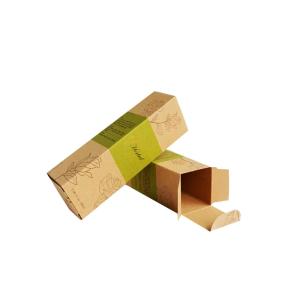 Custom Printed Cosmetic Boxes Recycle Kraft Paper , Essential Oil Packaging Box