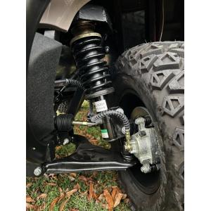 Yellow And White Color Matching Customizable 4-Seater Electric Golf Cart Shark