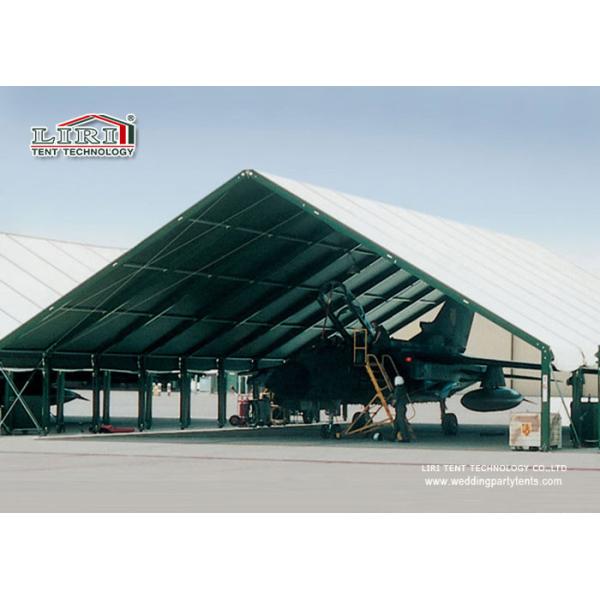 Quality Special Fabric Aircraft Hangar Tent 30M Width With Glass Wall wholesale