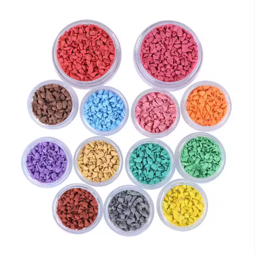 Quality Customized EPDM Rubber Pellets with 60-70 ShoreA Hardness and 1-5mm Thickness for All Seasons Playground Surfaces wholesale
