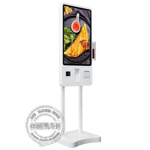 China Apple Google Smart Tap 32 Capacitive Touch Screen Fast Food Self Service Kiosk with Call Pager System on sale