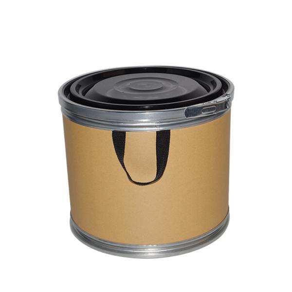 Quality 20L Fiber Drum With Black Plastic Lid & Plywood Base | Export From Shanghai Port | Stackable Design wholesale
