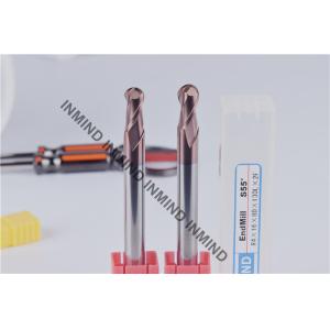 Cheap SiN Coating Long Ball Nose End Mill R6*150 , Dia 12 mm AOL 150 mm HRC55 for sale