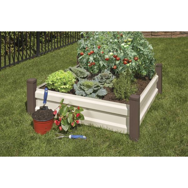 Quality 100x80x30cm Anti-Rusting Raised Metal Square Raised Garden Bed Kit wholesale