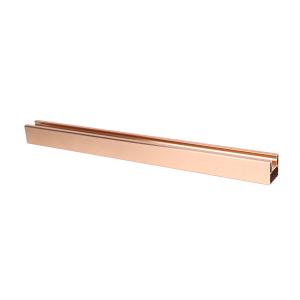 Glass Stair Balustrade Handrails for Deck Railings in Black/Grey/Gold/Rose Gold