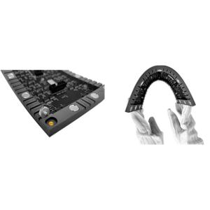 P1.875 Flexible LED Display Screen Front Service Curved Module 240x120mm