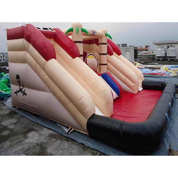 Outdoor Amusement Inflatable Water Slide CE Certificate Blower For Water Games