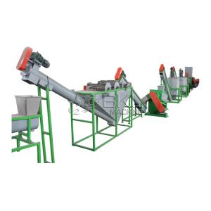 Washing 100ppm Waste Bottles PET Recycling Line 2000kg/H