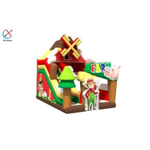 Factory New Design Inflatable Slide Castle Farm Inflatable Dry Slides For Kids