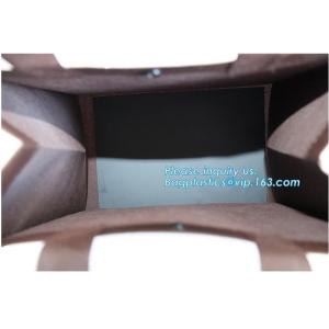 Laminated black pp non woven bag,matt lamination non woven tote bag, Wholesale