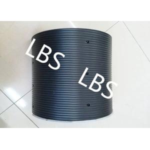 Fully Machined Bolted Connection Wire Rope Sheaves Black Polymer Material