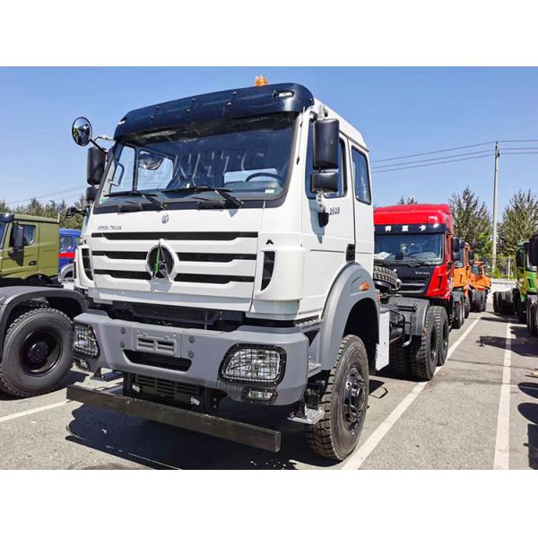 Best Beiben Tractor Truck Euro3 EGR 380hp 6x6 Prime Mover And Trailer With Long Service Life