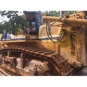 Second Hand Crawler Komatsu 375a Bulldozer 532hp Engine Power 6 Cylinders