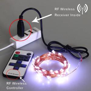 10m 100 LED Multi-Color Mini USB Remote Control String Lights For Christmas,