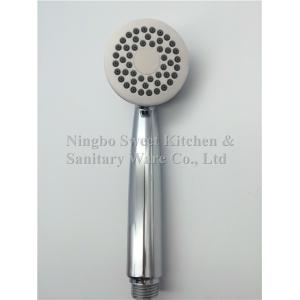 ABS material chrome plating single function shower head hand shower rain shower