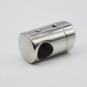 Intermidiate Post Connector to tube for railling, Satin or Mirror finishing,