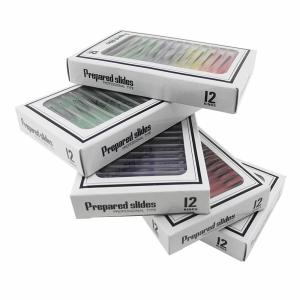 Educational Microscope Set 48 Kinds Plastic Microscope Prepared Slides For