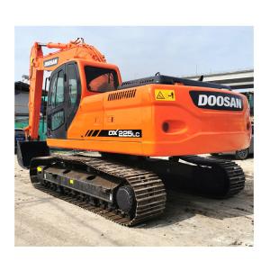 China 22 Ton Used Doosan DX225 Excavator in South Korea with and Moving Type Crawler Chain on sale
