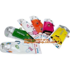 Stand up foldable water spout pouches /bottle bags,Climbing Plastic Foldable