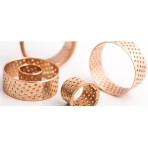 WB702 WB700 CuSn8 CuSn6.5 Wrapped Bronze Bushings With Holes