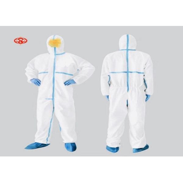 High quality disposable hooded protective coveralls,disposable microporous