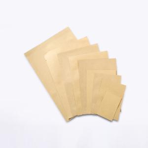 Different Size Custom Design 3 Side Seal Kraft Paper Plastic Bags with heat seal