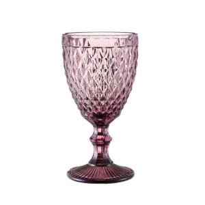 Cheap Personalised Red Wine Glass Crystal Goblets Single Wall for sale
