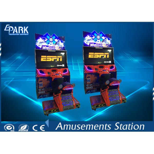 Quality Coin Operated Racing Game Simulator Snow Cross Moto With New Download Games wholesale