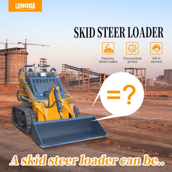 FREE SHIPPING Cheap New Small Mini Small Garden Loader Track Mini Skid Steer Loader