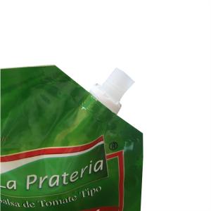 Custom100ml/ 200ml/350ml/white and clear reusable food aluminum doypack with