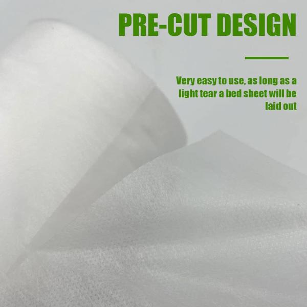 Disposable Non-Woven Bed Sheet Roll Waterproof Spa Bed Cover Massage Table Paper Roll for Spa Tattoo and Exam Tables