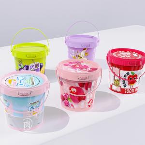 2kg Food Grade Bucket Container for Beverage Chocolate Spread Sauces Butter