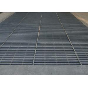 China Expanded Heavy Duty Steel Grating , Large Metal Floor Grates Customized Size on sale