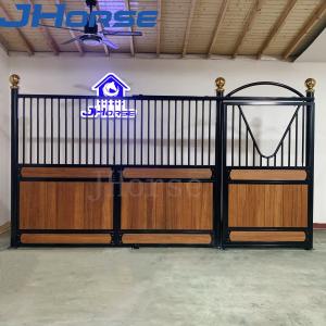 China Lower Bamboo Wood Custom Stall Fronts Sliding Door Horse Stable on sale