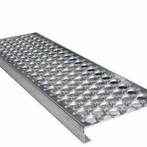 Mezzanine Aluminum Safety Grating Simple And Beautiful Appearance Long Lifespan