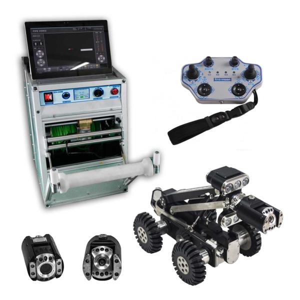 Pan And Tilt Endoscope CCTV Pipe Inspection Equipment Automatic Optical