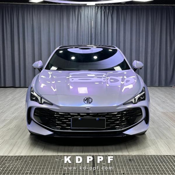 Magic Gray Purple Self Healing Color Paint Protection Film Anti Scratch TPU PPF with 70°C Recovery 8mil Car Film