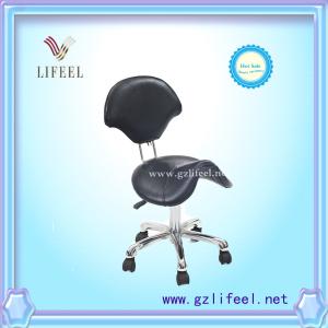 Cheap fashionable salon furniture new style Barber chair stool with backrest for sale
