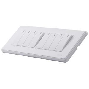 GNW58C Time Remote Control Wall Switch for Light , 8Gang RF Lamp Switching