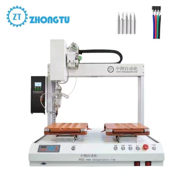 Quality Automatic Desktop Four-axis  Soldering Robot  for Different Sze of PCB Circuit Board wholesale
