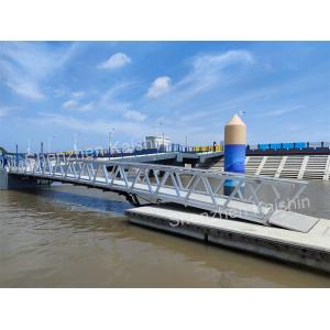 Safe Marine Aluminum Gangways Floating Dock Ramp Floating Platform