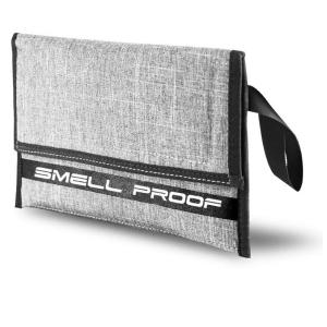 Large Discreet Carbon Smell Proof Bags Easily Concealed Grey Color Eco Friendly