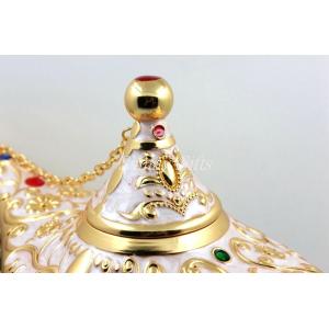 Shinny Gifts Brass Arabian Style Magic Lamp, Aladdin Lamp, Arabian Lamp