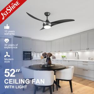 Cheap Sliver Plastic Blades WIFI Control LED Ceiling Fan with 2- and 4000k Color Temperature for sale