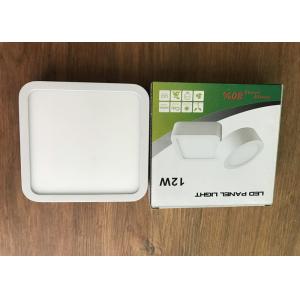 Surface Mounted Led Slim Panel Light Square Shape 100lm / W Pmma 6w 12w 18w 24w