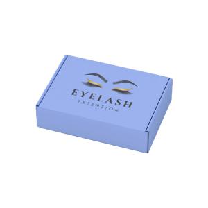 CMYK Paper Type Eyelash Shipping Boxes with Custom Logo Lash Tweezers and